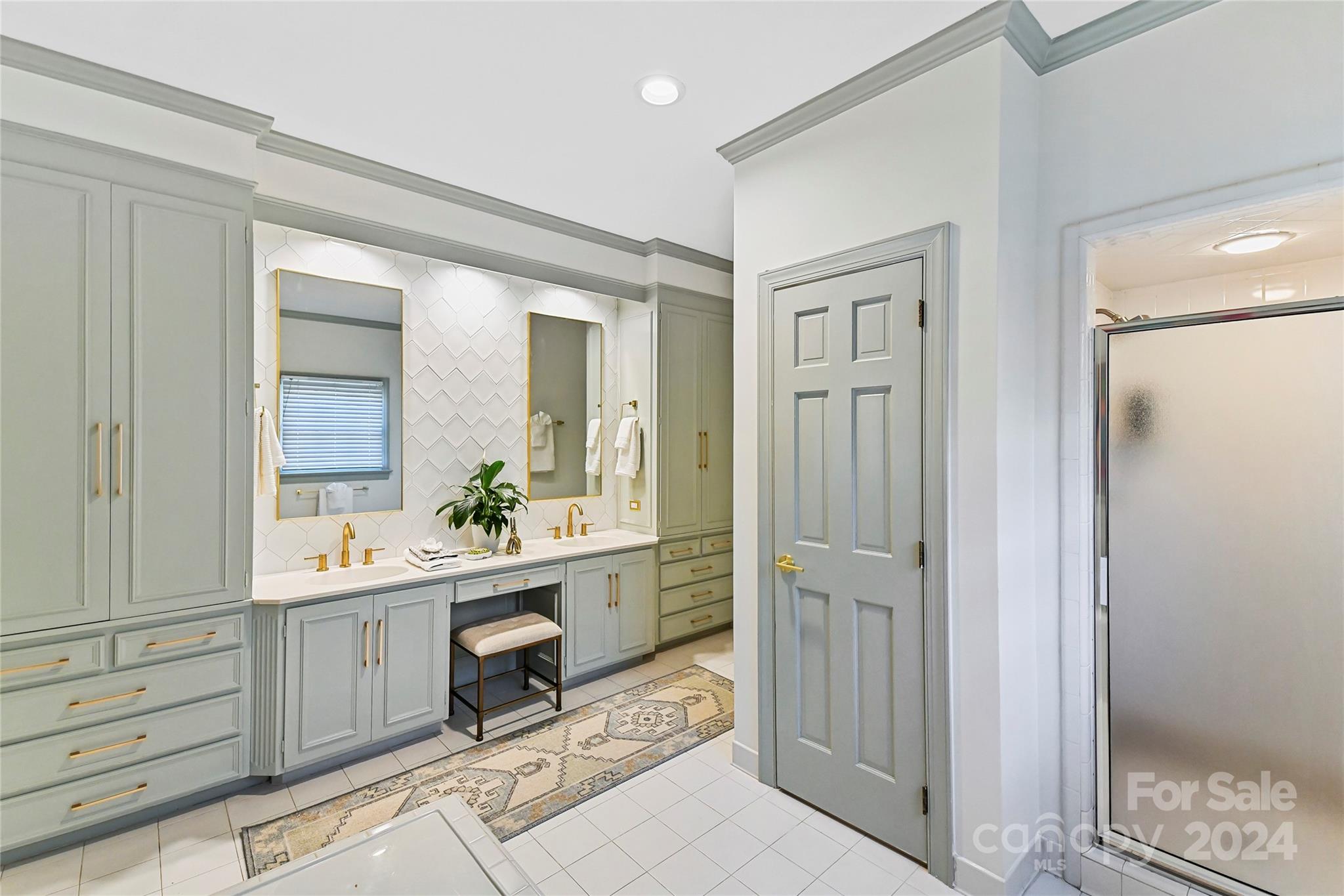 3023 High Ridge Road Charlotte, NC 28270 - Photo 24 of 48 a room with a sink and a mirror