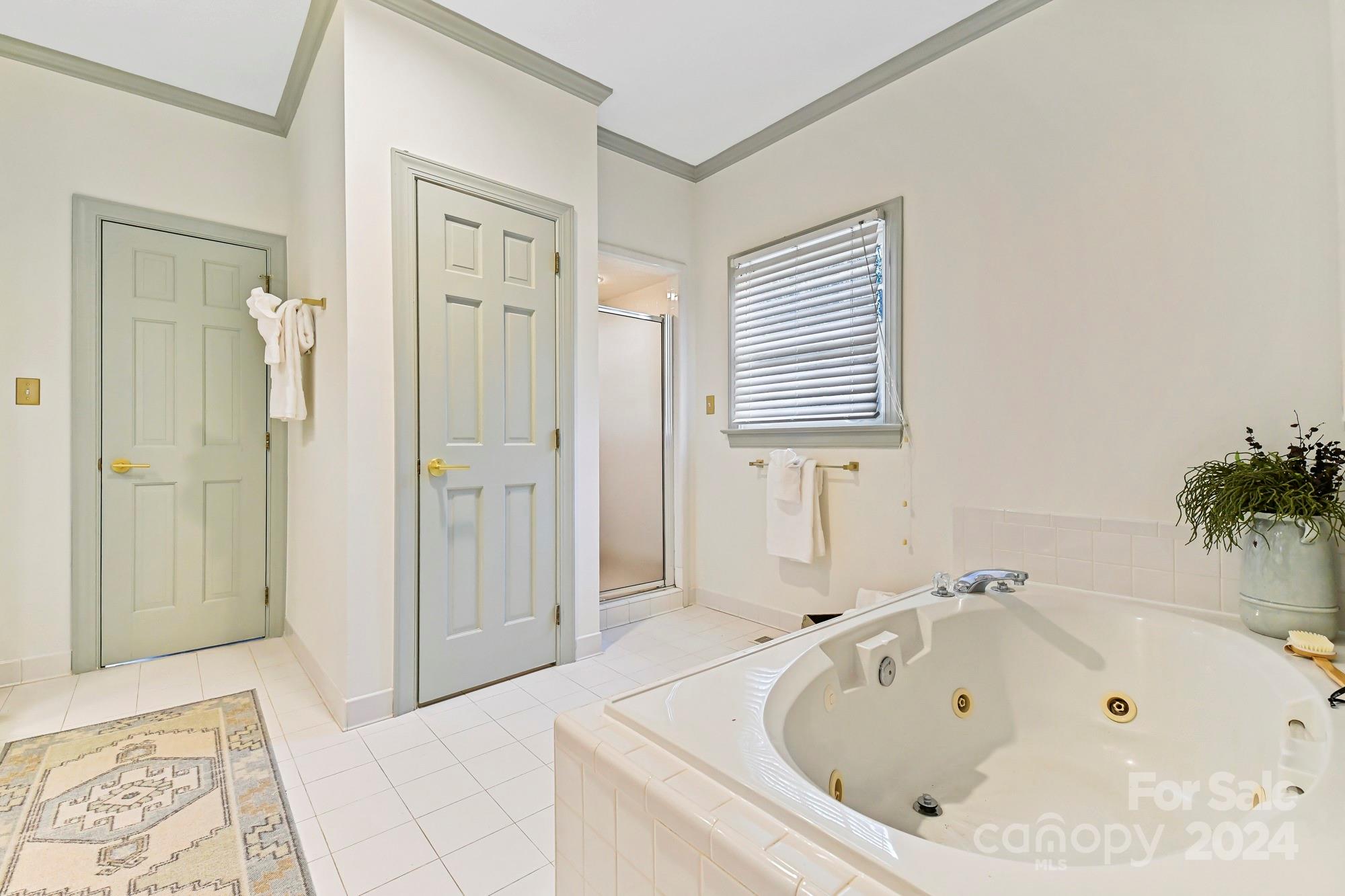 3023 High Ridge Road Charlotte, NC 28270 - Photo 25 of 48 a bathroom with a bathtub and shower