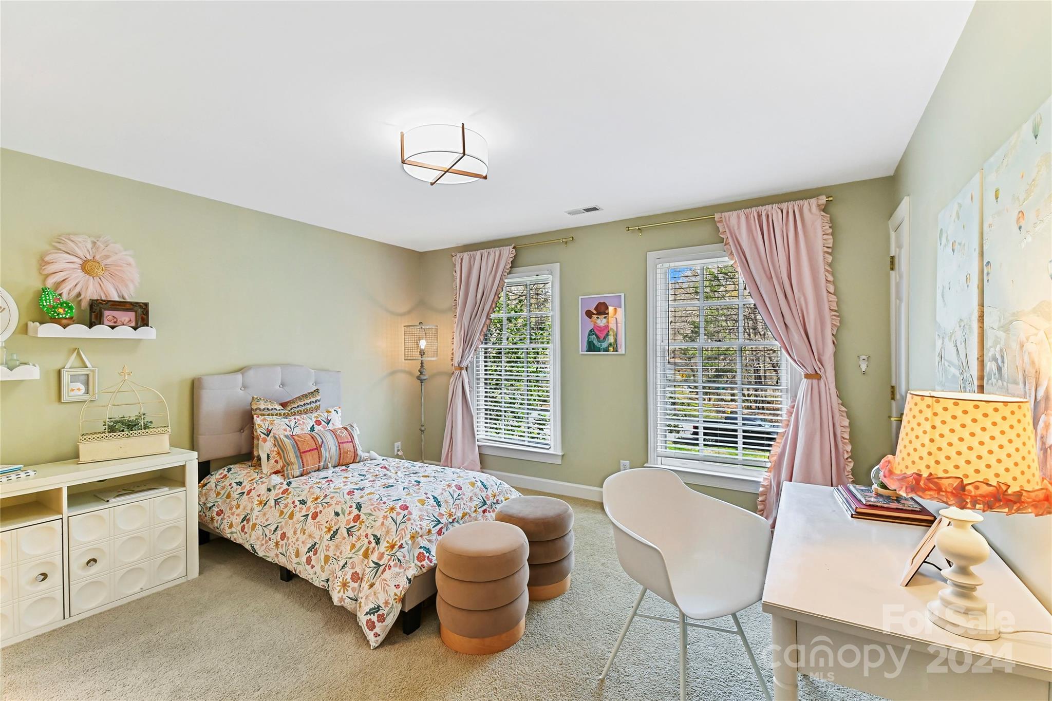 3023 High Ridge Road Charlotte, NC 28270 - Photo 37 of 48 a bedroom with a bed and a chair