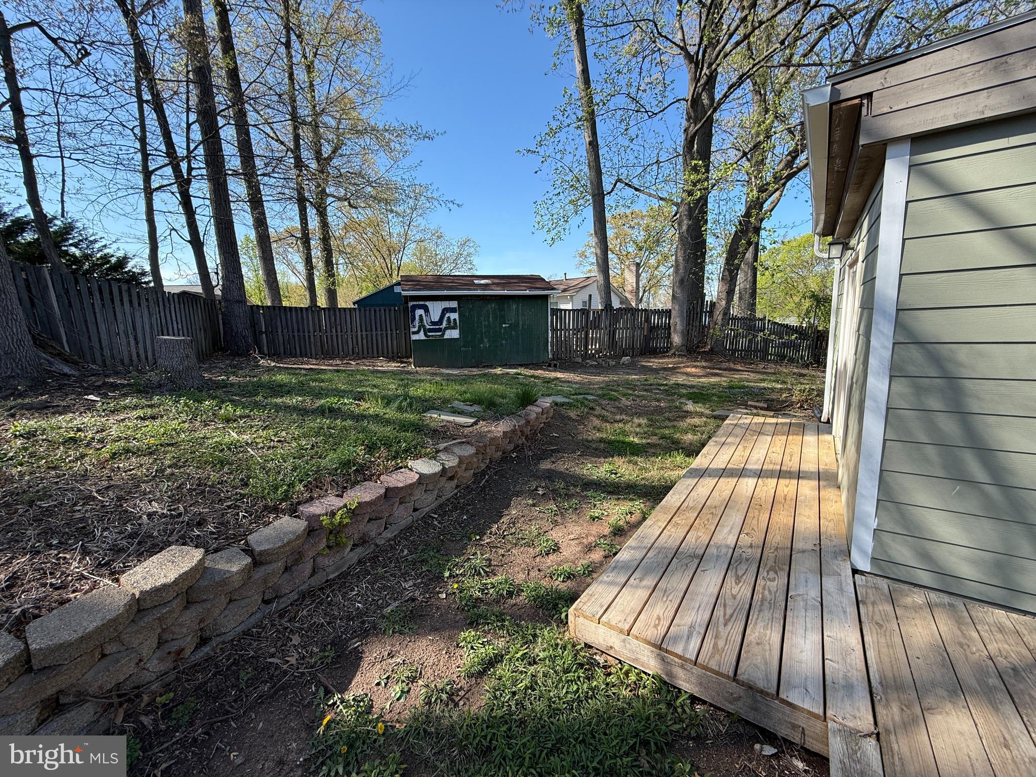 6710 Red Jacket Road Springfield, VA 22152 - Photo 46 of 53 a view of backyard with wooden fence