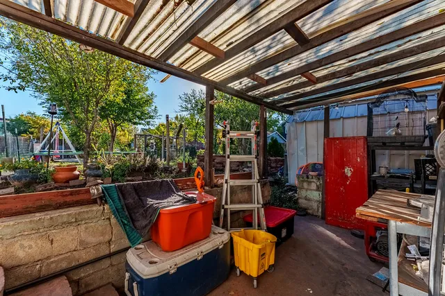 a view of electric room