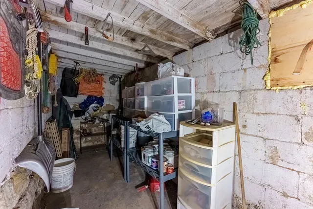 a living room with lots of furniture