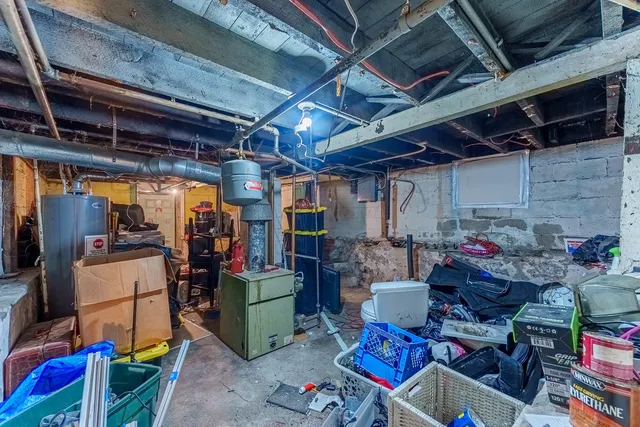 a view of a storage room