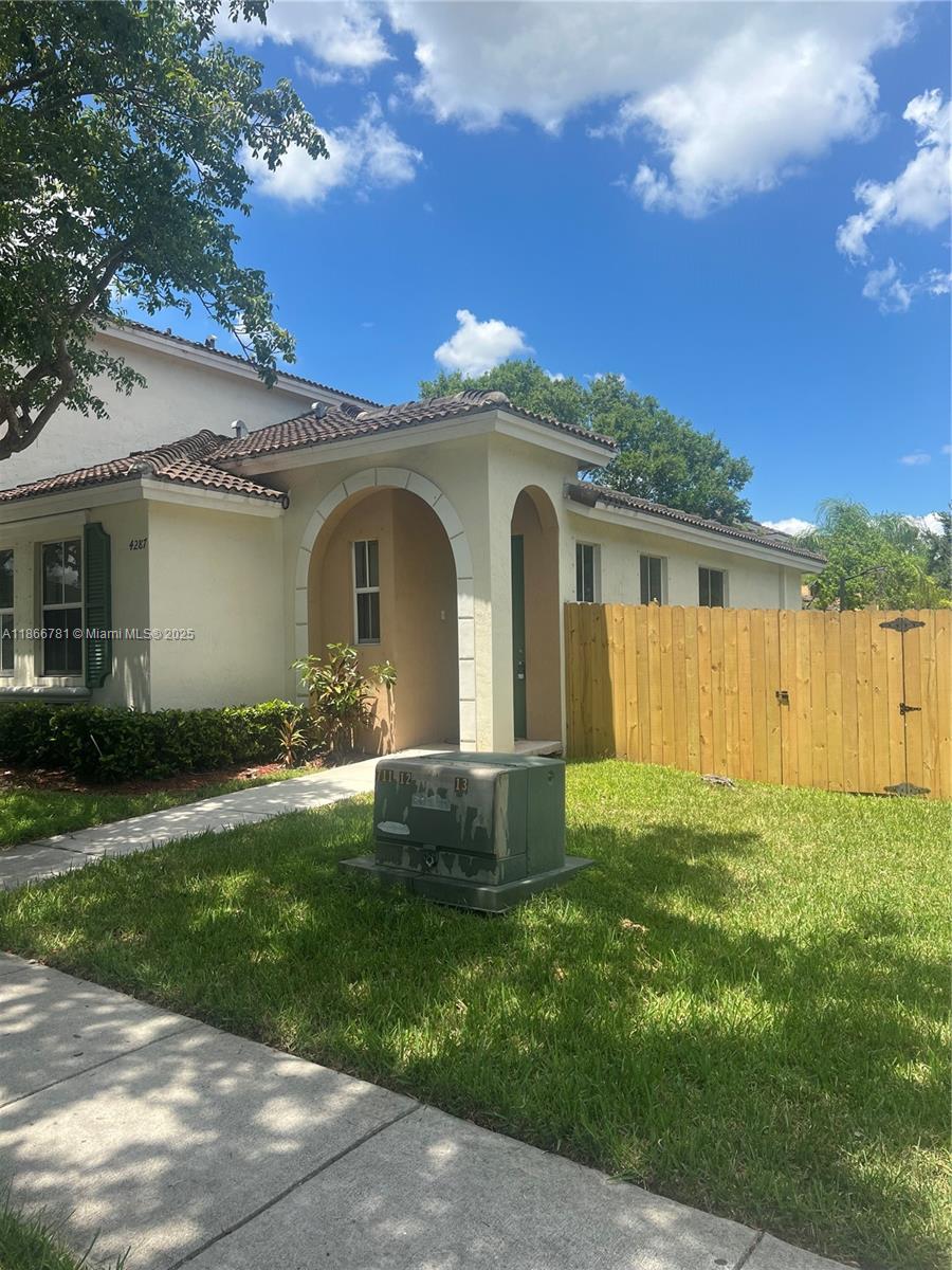 4287 Northeast 9th Street Homestead, FL 33033 - Photo 25 of 25 a view of a house with a yard