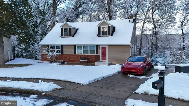 a front view of a house with patio