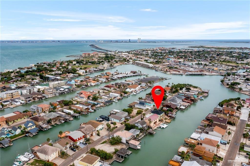 1009 Bass Avenue, Unit 1 Port Isabel, TX 78578 - Photo 17 of 19 an aerial view of a city