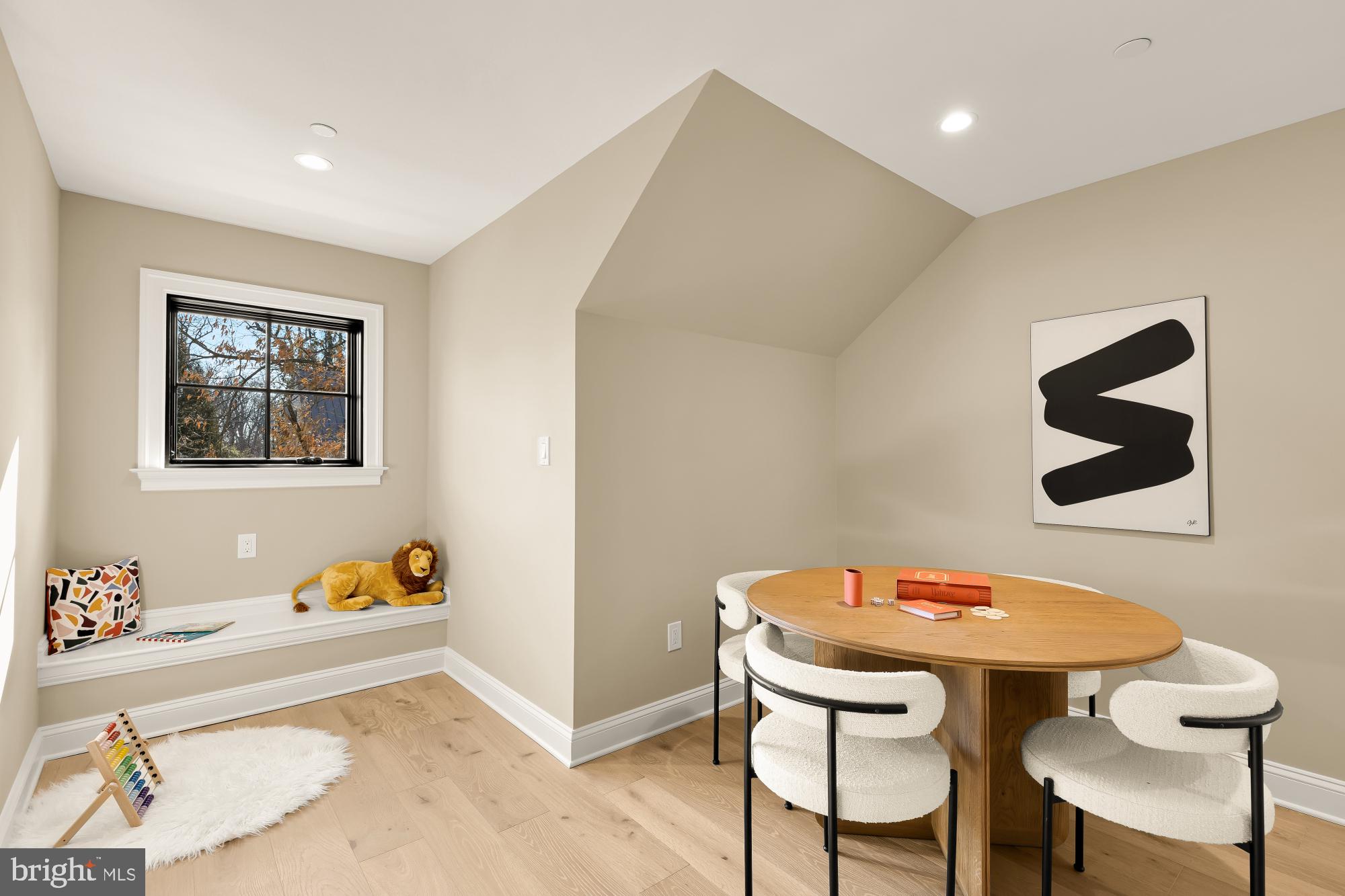 2733 Chesapeake Street Northwest Washington, DC 20008 - Photo 71 of 111 a view of a dining room with furniture and wooden floor