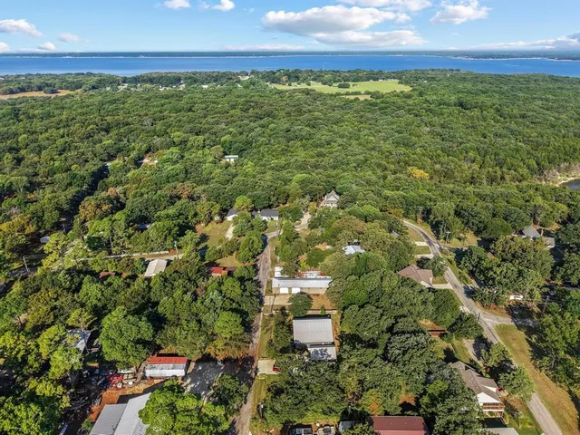 a view of a lush green field