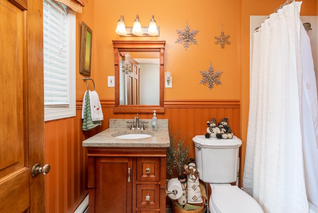 205 Cattle Scales Road Waynesboro, VA 22980 - Photo 63 of 75 a bathroom with a toilet sink and mirror