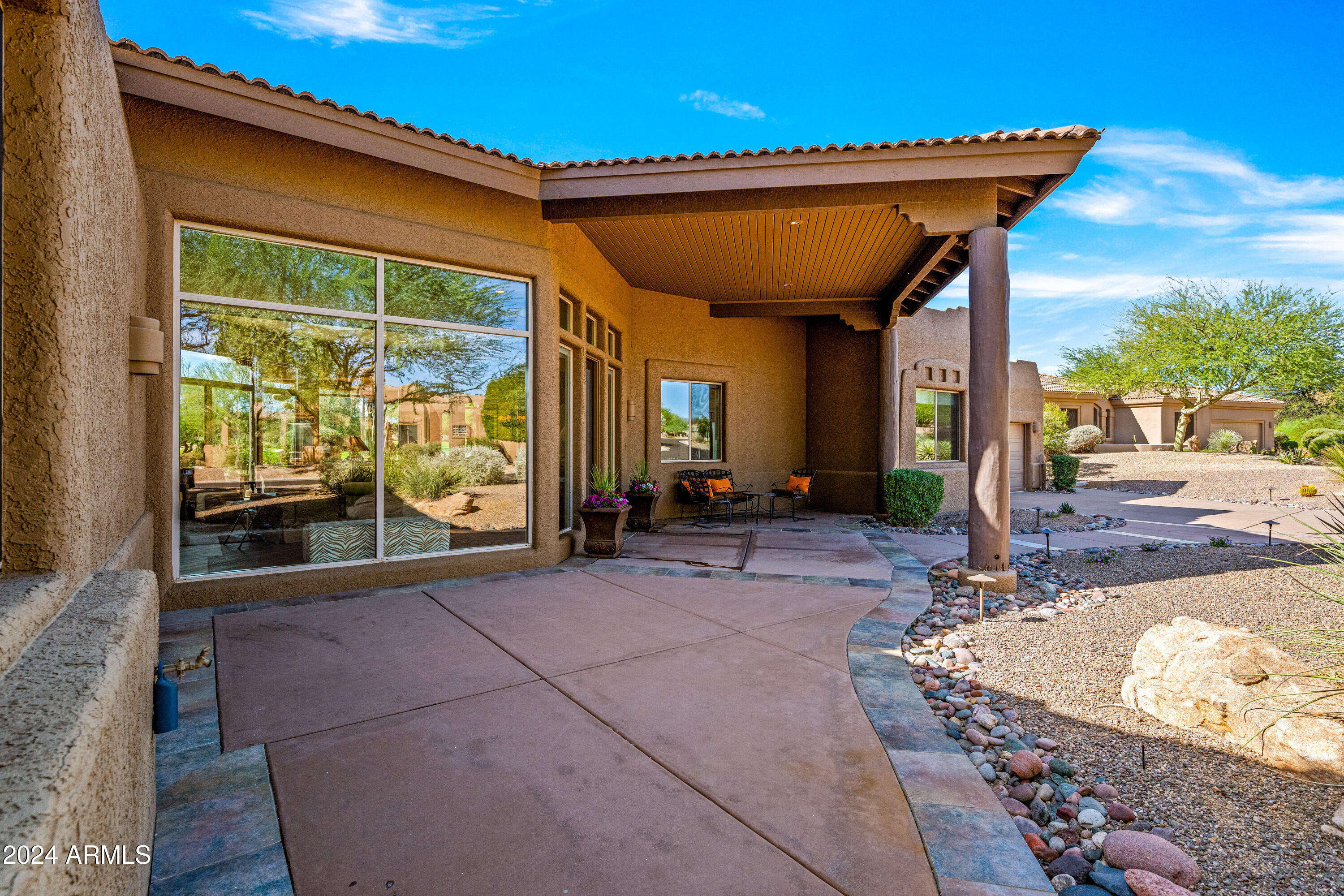 18411 Tranquilo Way Rio Verde, AZ 85263 - Photo 9 of 42 Covered front patio