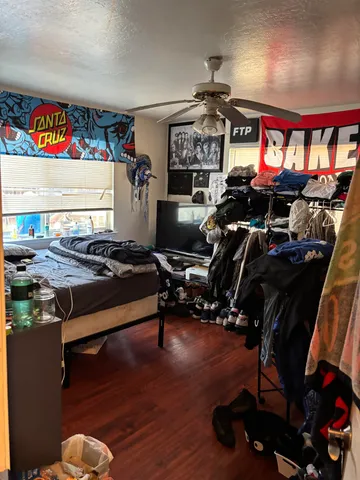 a room with gym equipment