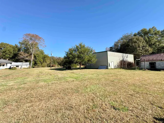 a backyard of a house