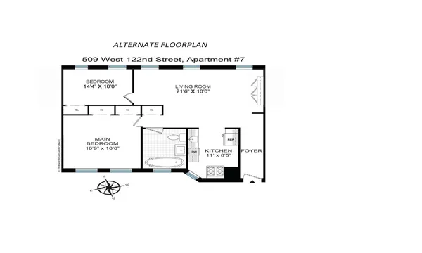 $725,000 | 509 West 122nd Street, Unit 7 | Morningside Heights