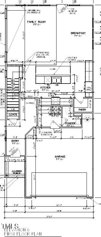 132 Muskogee Road, Unit 58 Angier, NC 27501 - Photo 2 of 23 NP 58 - 1st Floor Blue Print