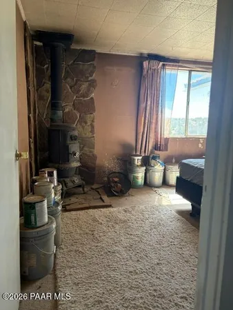 a view of water heater room