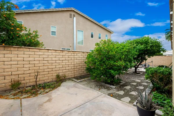 a view of a house with a patio