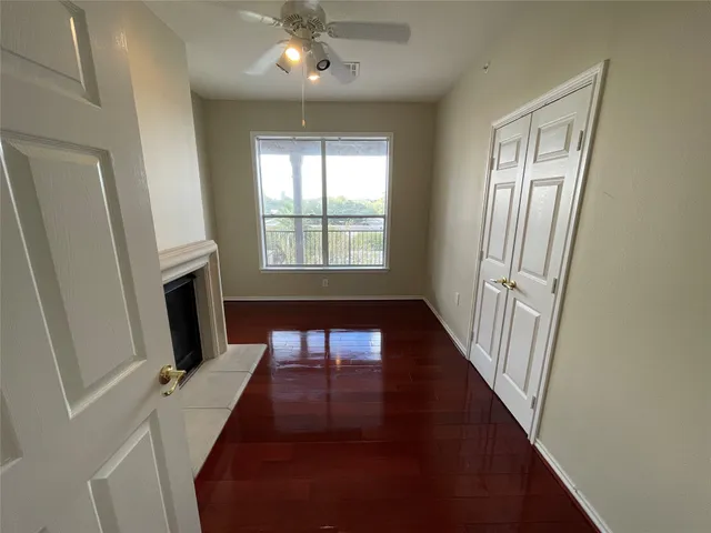 a view of a livingroom with a fireplace