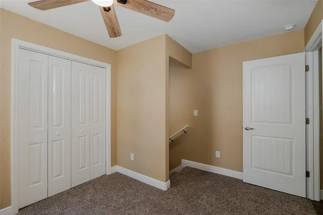 a view of a big room with closet area