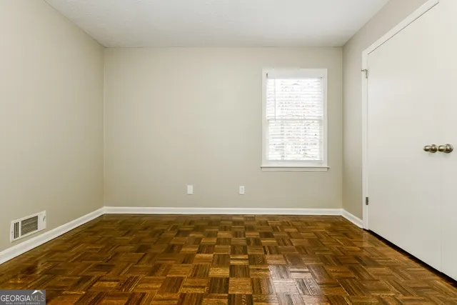 wooden floor in an empty room