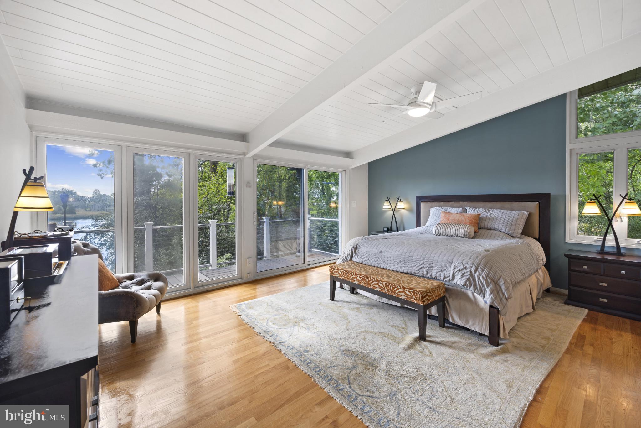 103 Fogle Drive Annapolis, MD 21403 - Photo 12 of 37 a bedroom with a large bed and a large window