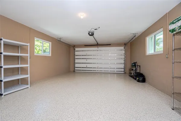 a room with furniture and window