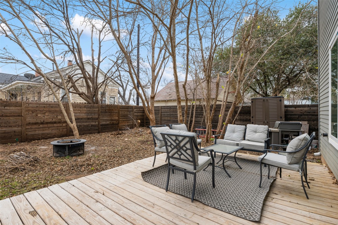 510 East 7th Street Georgetown, TX 78626 - Photo 36 of 40 a view of outdoor space yard deck and patio