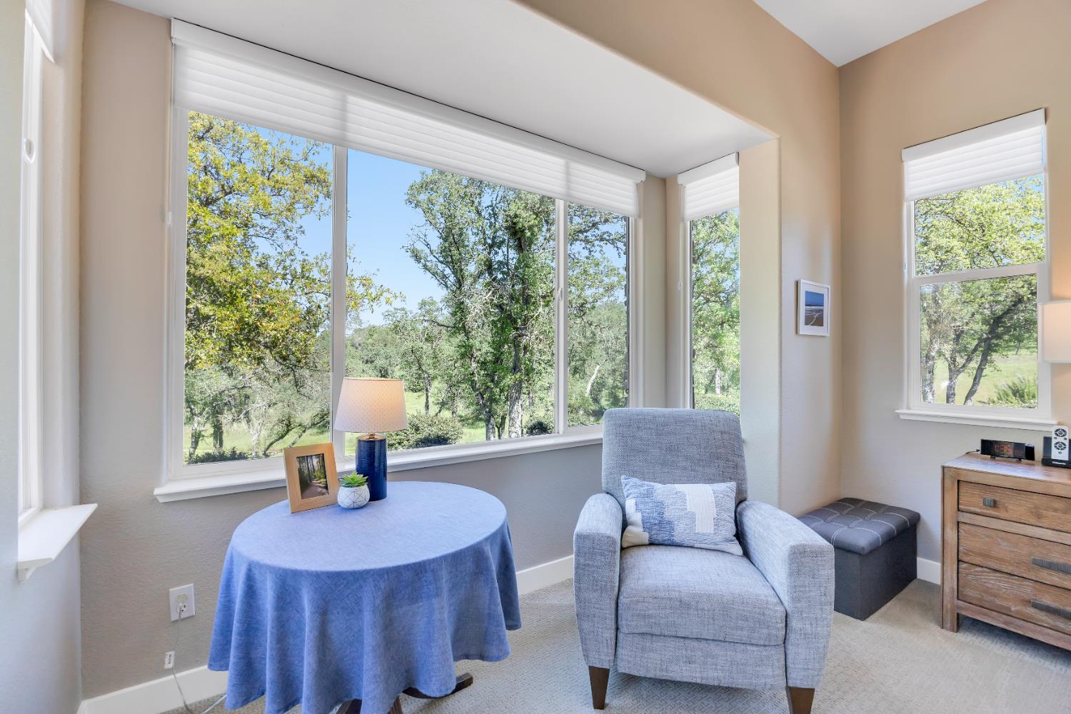 16 Rock Ridge Court, Unit 289 Copperopolis, CA 95228 - Photo 42 of 80 Primary Bedroom Sitting area . Bay Window.