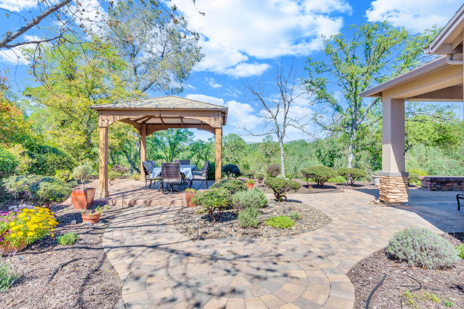 16 Rock Ridge Court, Unit 289 Copperopolis, CA 95228 - Photo 66 of 80 Gazebo for additional entertaining space. Great views . Paver Paths.