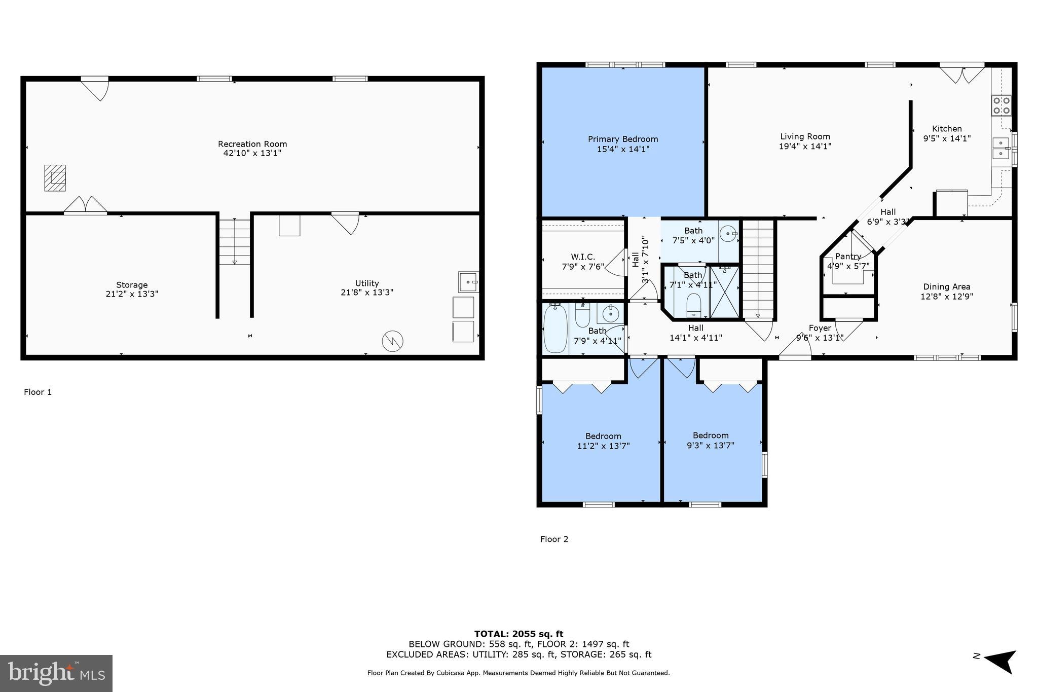 17412 Corder Road Elkwood, VA 22718 - Photo 57 of 58 Both floors with measurements