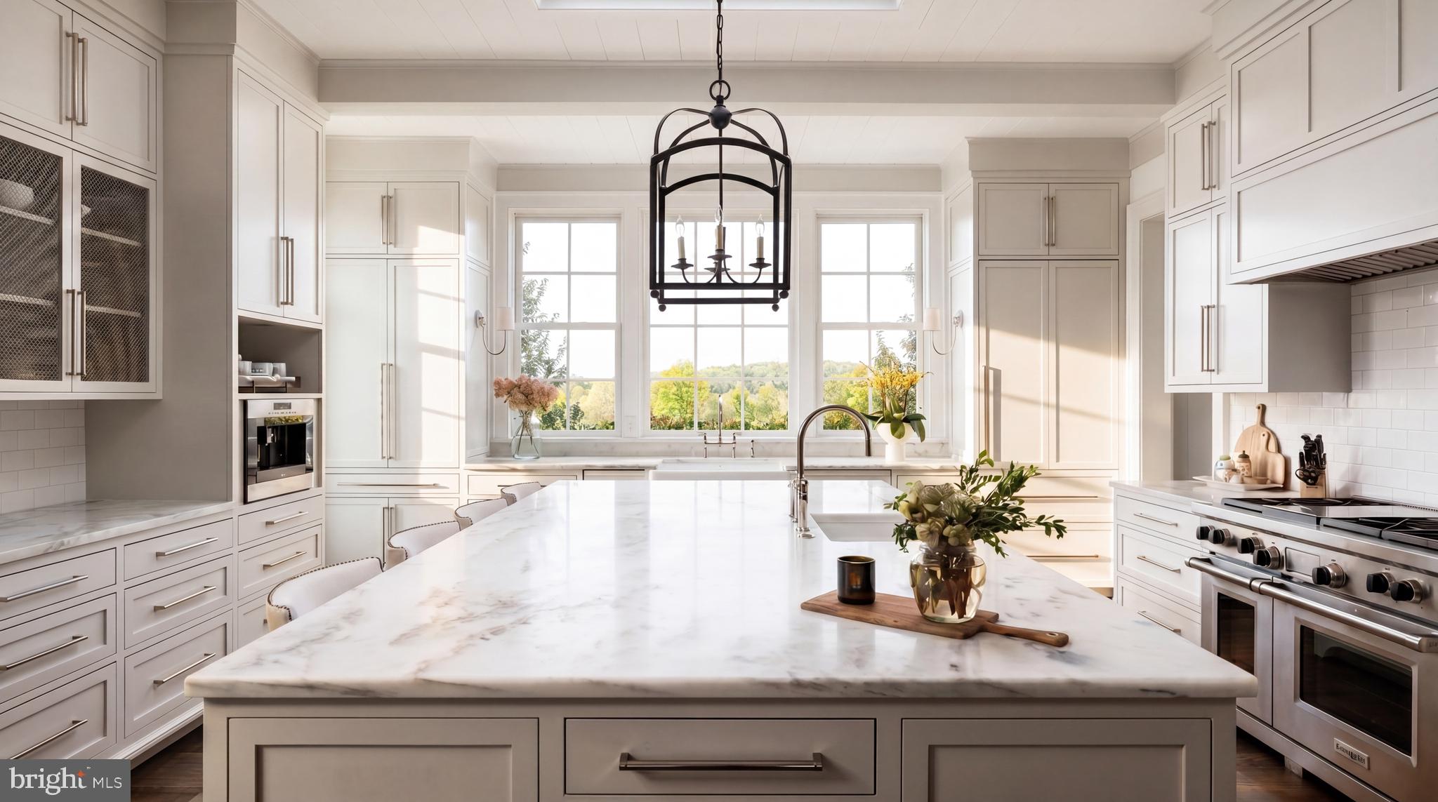 7316 Old Carters Mill Road The Plains, VA 20198 - Photo 15 of 50 Custom inset cabinetry and Vermont Danby marble