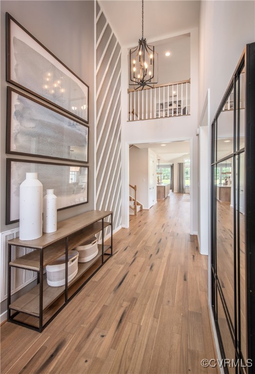 Undisclosed Address Chester, VA 23831 - Photo 8 of 32 a view of gallery with wooden floor