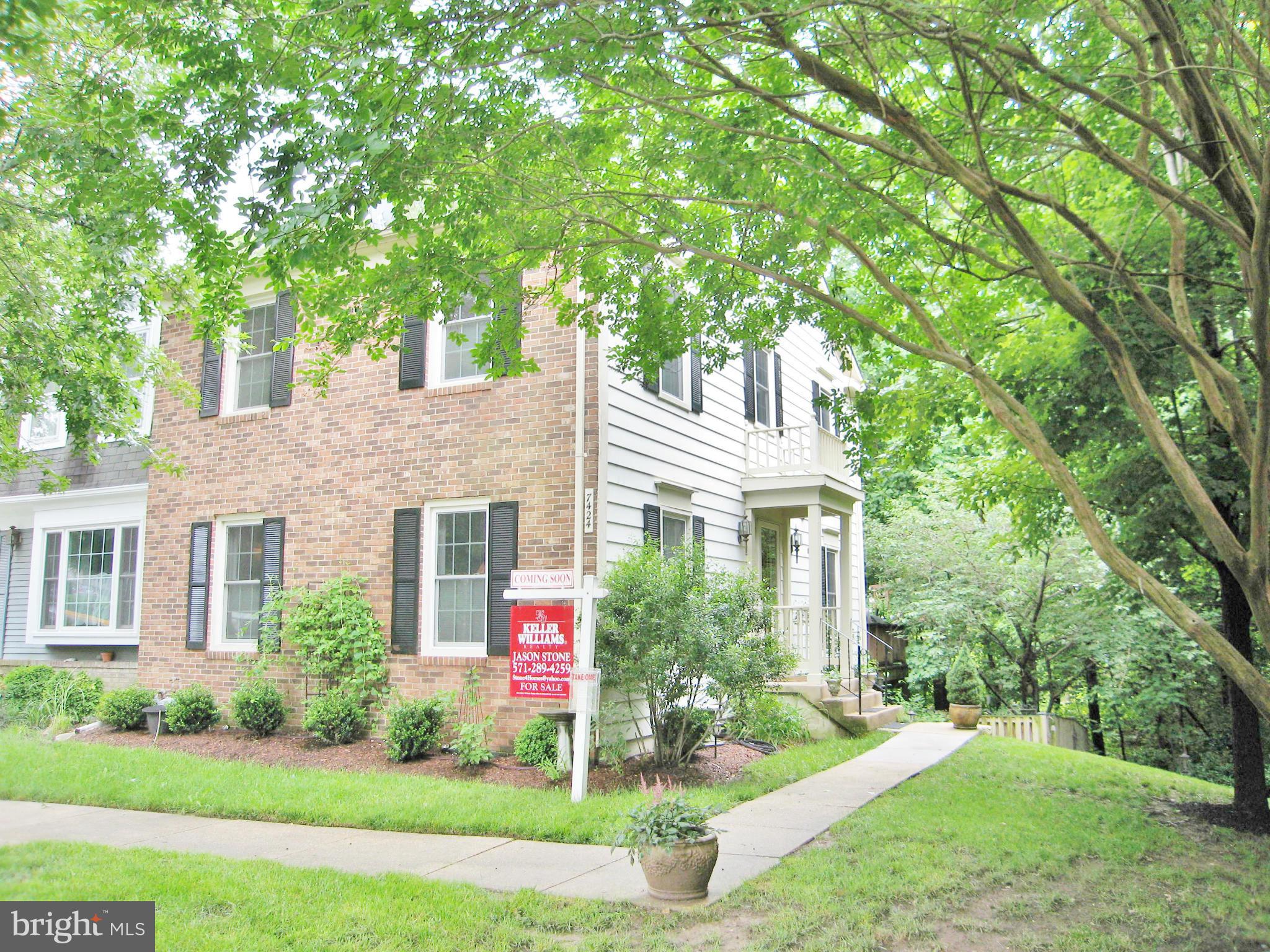 7424 Spring Tree Drive Springfield, VA 22153 - Photo 1 of 30 Brick Front Home Backing to Trees