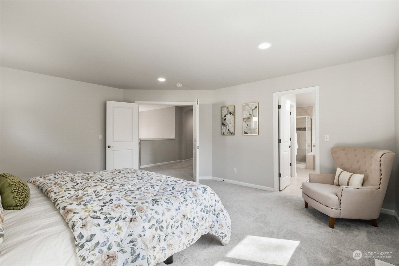 2732 233rd Place Southeast Bothell, WA 98021 - Photo 27 of 40 a bedroom with a bed and couch