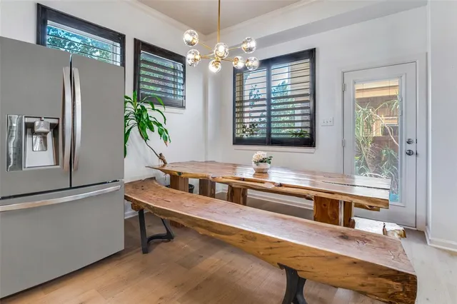 a room with furniture and window