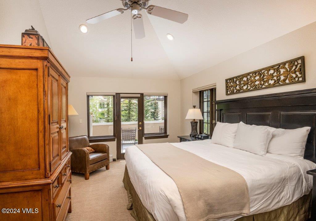 210 Offerson Road, Unit 212WEEK 51 Beaver Creek, CO 81620 - Photo 12 of 24 a bedroom with a bed and wooden floor