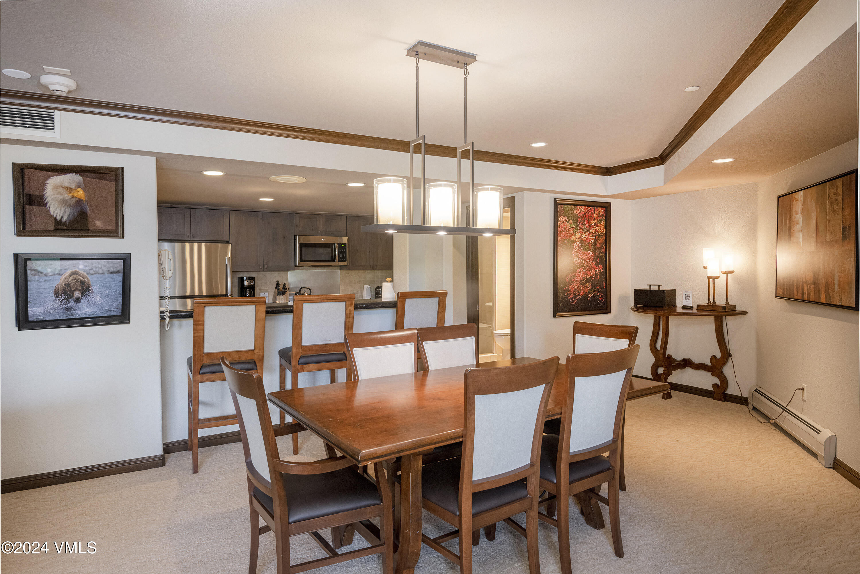 210 Offerson Road, Unit 212WEEK 51 Beaver Creek, CO 81620 - Photo 4 of 24 a dining room with furniture and window