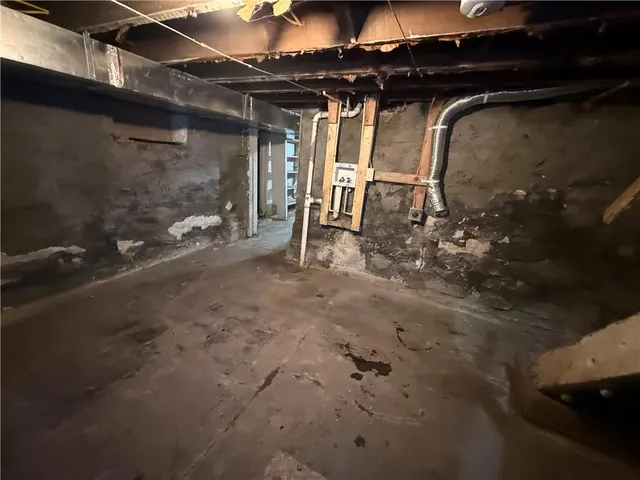 a view of a storage room