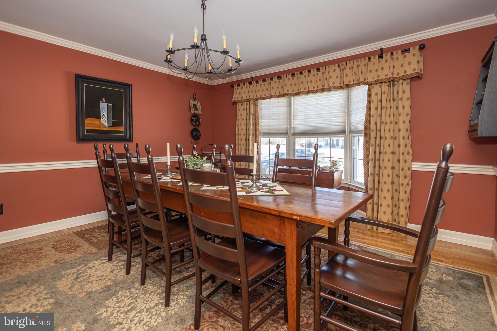 895 Slate Hill Road Yardley, PA 19067 - Photo 15 of 67 a view of a dining room with furniture window and outside view