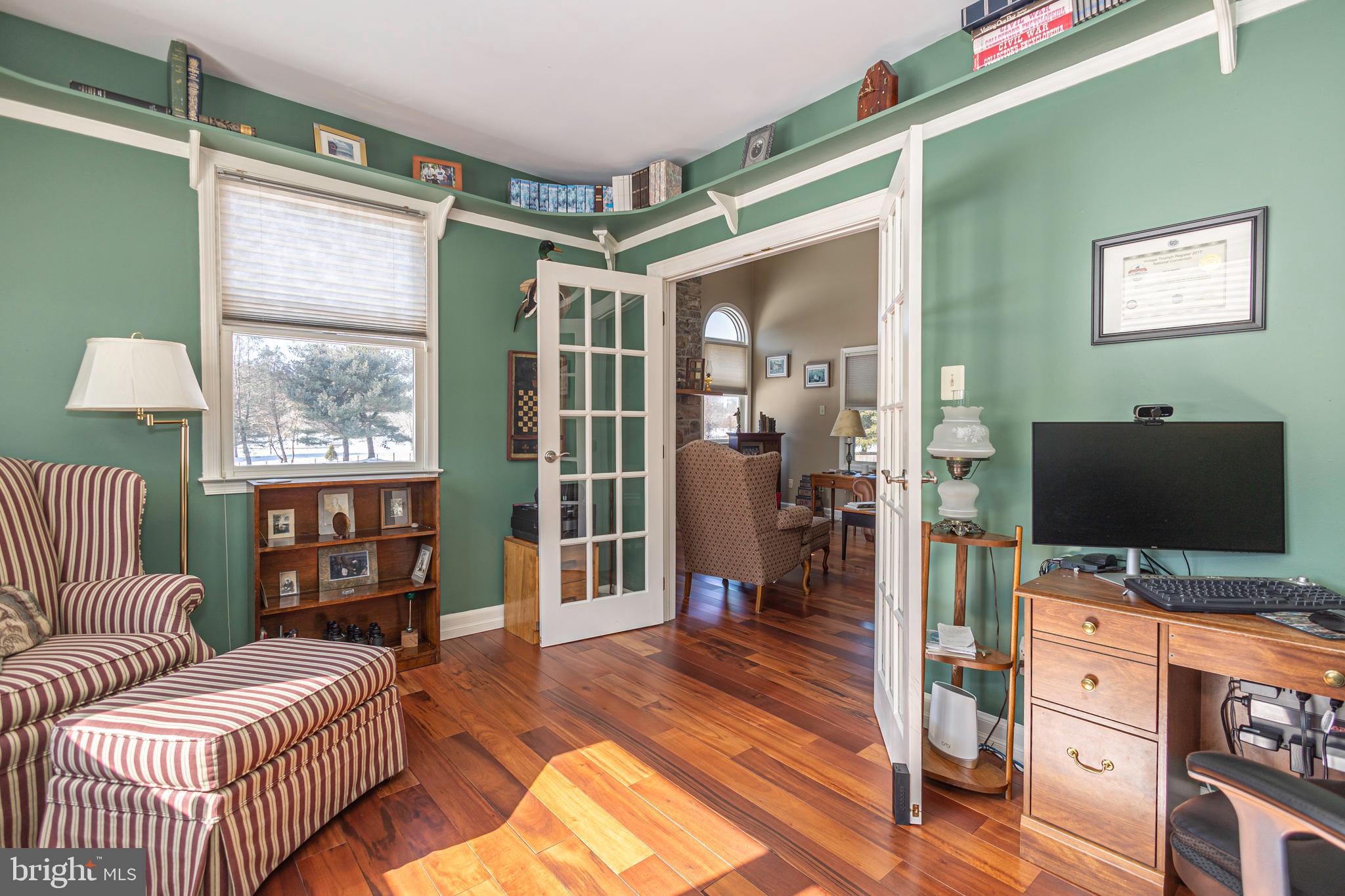 895 Slate Hill Road Yardley, PA 19067 - Photo 41 of 67 a bedroom with furniture and a window