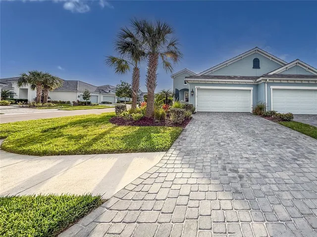 a view of a lake with a house