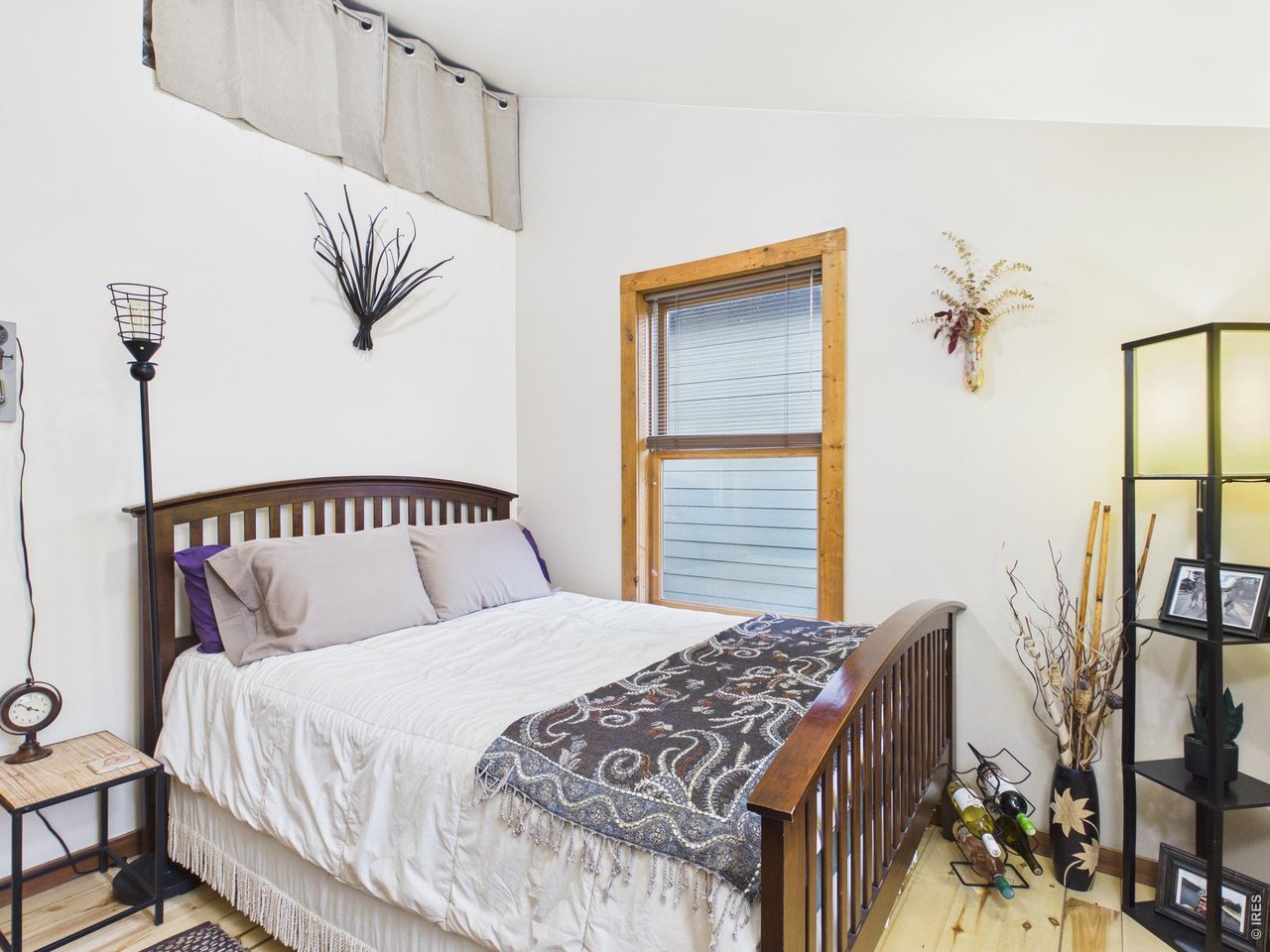 131 West Boulder Street Nederland, CO 80466 - Photo 25 of 46 Second bedroom, wood windows, extra storage, solid wood flooring, designer elements.