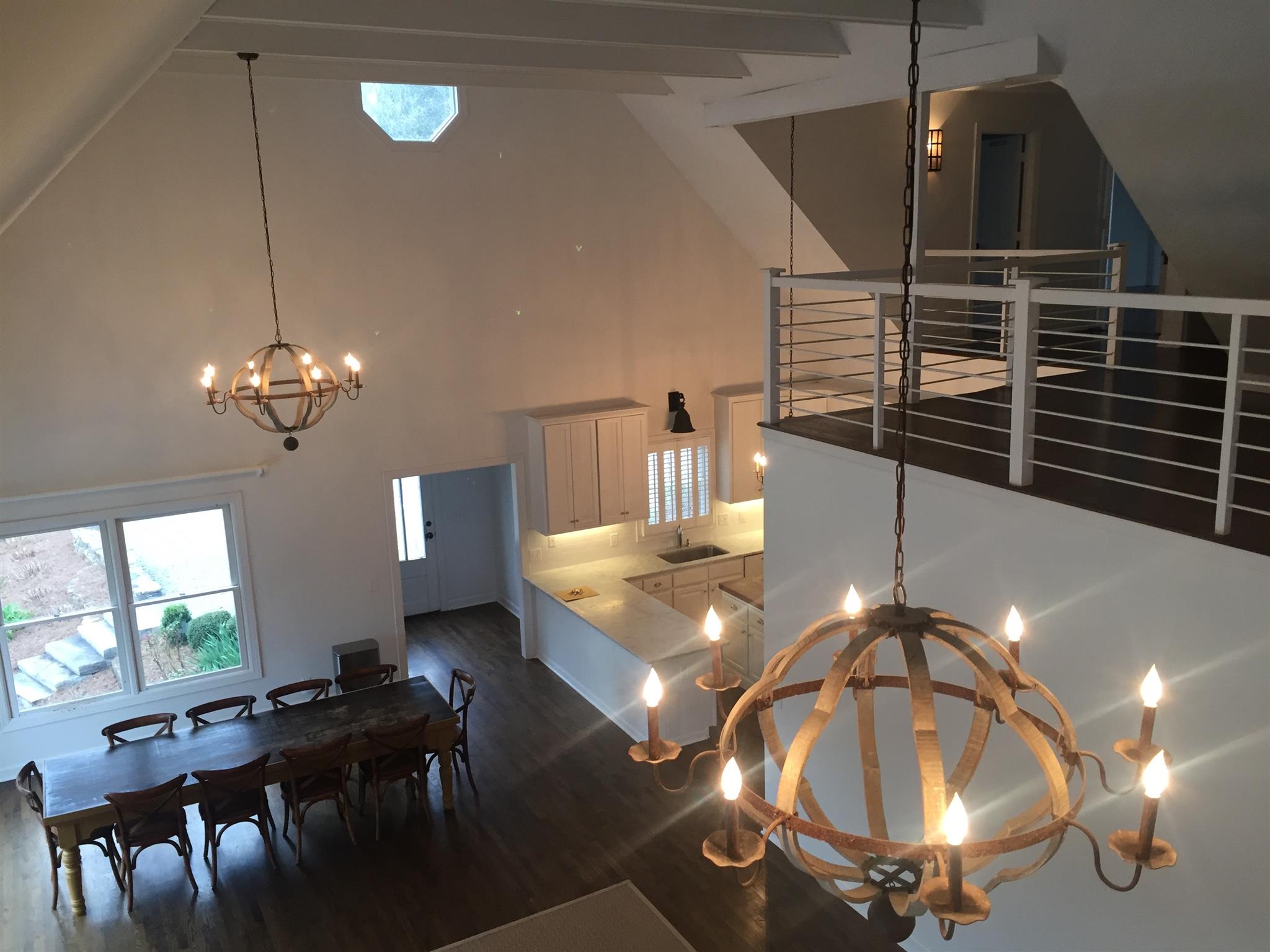 9366 Hester Beasley Road Nashville, TN 37221 - Photo 5 of 29 The View from the Second Floor Balcony Shows the Brilliant, Open Design that the Architect Wove Throughout this Incredible and One-of-a-Kind Property.