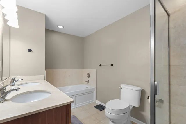 a bathroom with a sink and a toilet