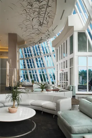 a view of hall with couch