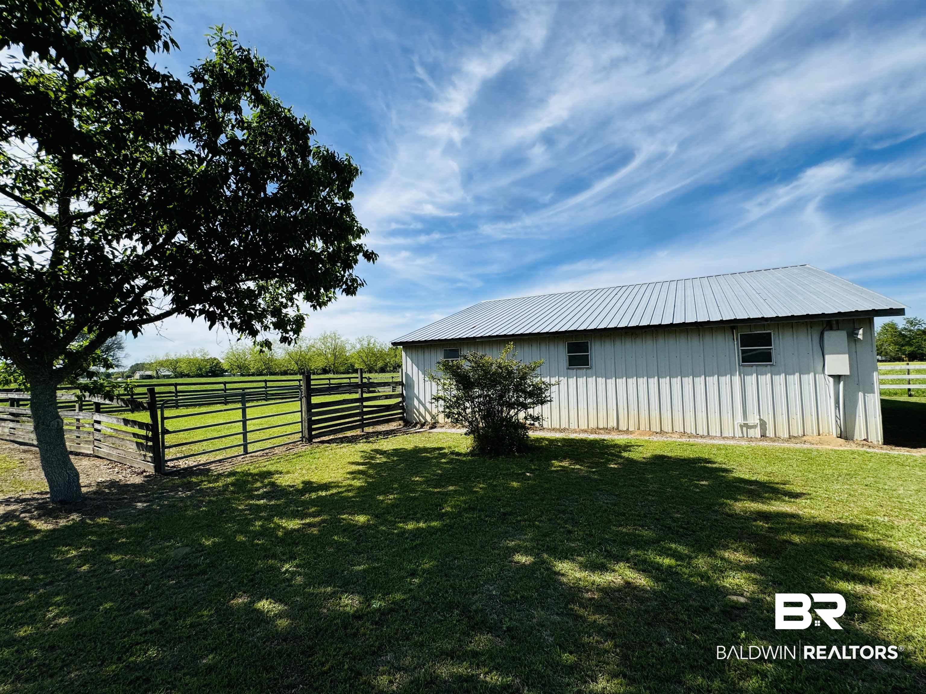 13795 White Road Silverhill, AL 36576 - Photo 73 of 99 View of yard featuring an outbuilding and a view of countryside