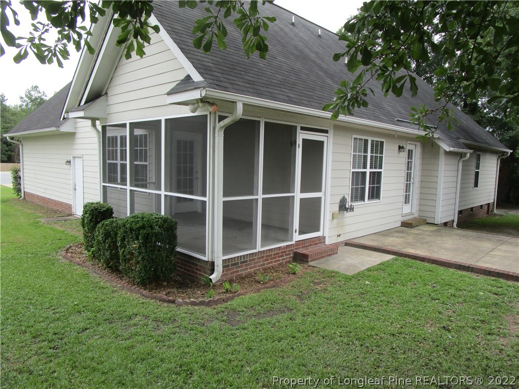 4328 Rocinta Court Hope Mills, NC 28348 - Photo 38 of 39 a view front of house with backyard and garden