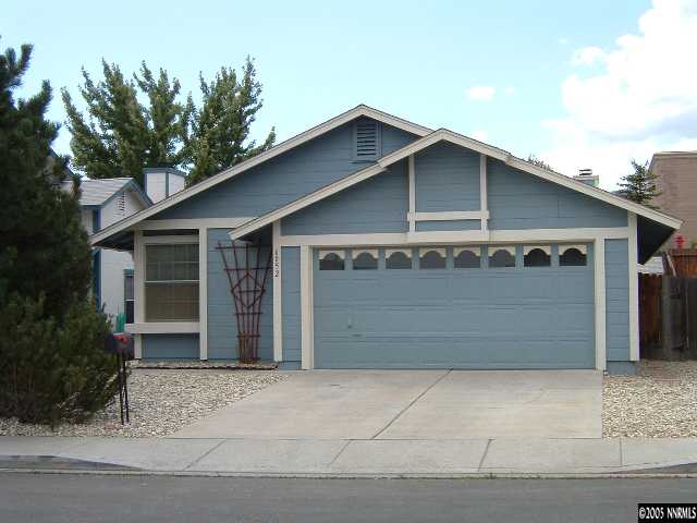 a front view of grey house