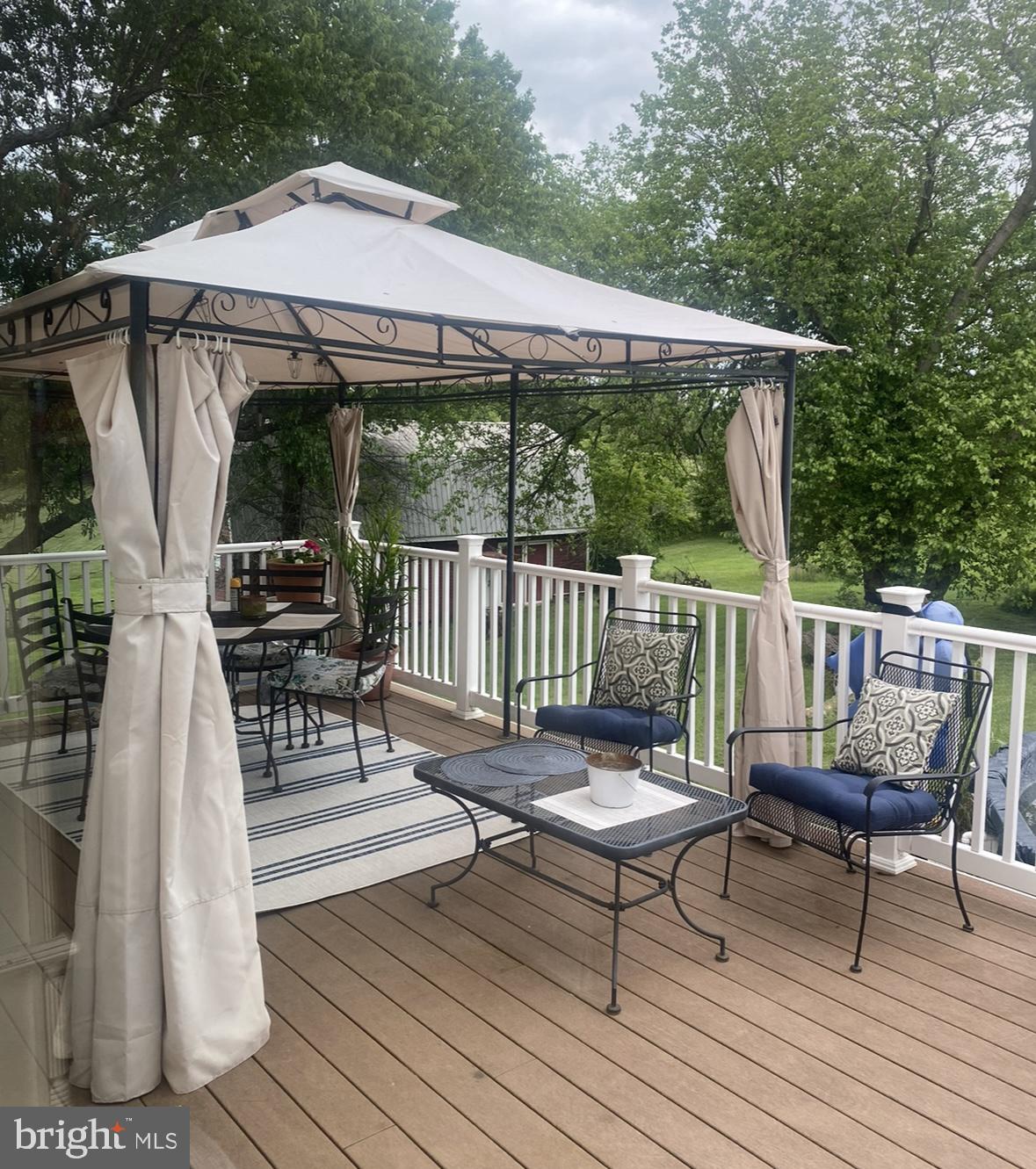 4825 Cap Stine Road Frederick, MD 21703 - Photo 13 of 52 Deck overlooking backyard and pool