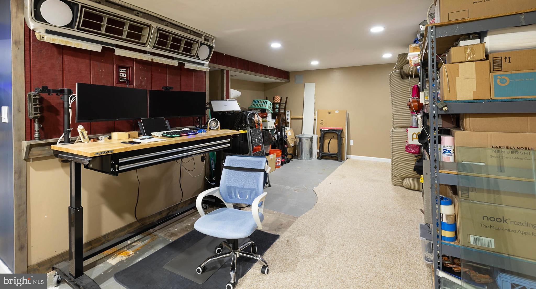 4825 Cap Stine Road Frederick, MD 21703 - Photo 38 of 52 Basement office/storage area