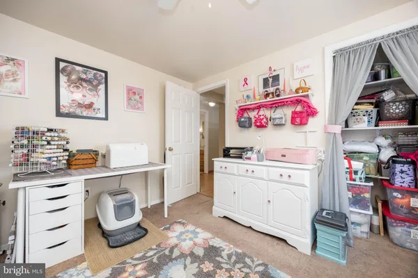 a room with a storage and utility